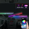 Phone APP Control Voice Music Pickup LED RGB Strip Light Sound Bluetooth USB Colorful Ambient Bar