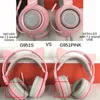 SOMIC G951 Pink Cat Headphones Virtuelle 71 Lärmstündungsspiel -Kopfhörer -Vibration LED USB Headset Girl Headsets für PC8641703