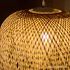 Kinesiska bambuhänge lampor LED HANG LAMPS FÖR HOME LUMINAIRE DESIGN JAPANSK LOFT HANGING LUSTER SUSPENSION FIXTURES