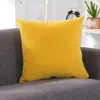 Solid Color Throw Pillow Coat Cushion Soffa Office Midjan ryggstöd 0419498457134894
