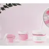 Storage Bottles & Jars 20pcs Container Cosmetic Jar Plastic Sample Packaging Pink Color Refillable Pots Silver Foil Double Layer Tins 30g 50