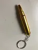 Mini Funky Bullet Metal Pipe Tobacco Key Chain Gold Keychain Secret Portable Herb Cigarettrökning Pipes6049862