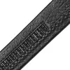 Belts ZLRPH 100% Cow Leather 3.5cm Wide Real Genuine Belt Without Automatic Buckle Strap Designer Men High Quality