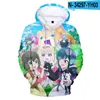 Erkek Hoodies Tişörtü Kawaii Cesur Dünyada Hoodie Kazak Flaming Moda Erkekler / Kadınlar 3D Baskılı CUAT Erkek / Kız Anime Çocuklar