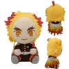 20cm Cartoon Anime Demon Slayer brinquedos Kazuma Tanjiro Nidouzi Hand donew brinquedo de pelúcia presente favorito das crianças