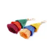Colorido multi camada linha tassel chave chaveiro bolsa pendura keychain mulheres moda jóias e arenoso