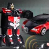 1:14 Telecomando elettrico RC Stunt Auto Gesture Sensor Trasformabile Robot Toy