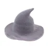 قبعة الساحرة الأزياء متنوعة على طول غطاء الصوف الأغنام الحياكة الصياد قبعة الإناث الأزياء الساحرة أشار حوض دلو FY4892 C0421
