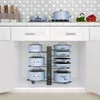 Kunstei verstelbare potten en pannen organizer rack 3 DIY methoden heavy duty metalen pans potten deksels opslag houder rack voor keuken 211110