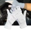 Одноразовые перчатки в стиле перчаток чисто хлопковое белое смокинг -смокинг