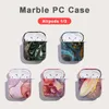 Marble Earphone Cover For Apple earbuds Airpods 2 Multi Colors Air Pods pro Protector Case