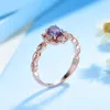 Kuololit Laborn Pierścień z kamienia szlachetnego Aleksandryt dla kobiet Real 925 srebrny pierścień rozmiar 10 owalny pierścień do zaręczyn Milgrain Y0723259S