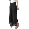 Spodnie damskie Capris Kobiety szyfonowe spodnie Tassel morze ubrania wakacyjne moda na zapowiedź luźna rozciągająca talia
