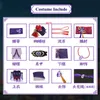 ゲームGenshin Impact Raiden Shogun Costum Combat Dress Outfit Baal素敵なユニフォームハロウィーンカーニバルパーティーコスチュームQ0821257p