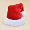 Christmas Hat Santa Xmas Holiday Hats for Adults Unisex Velvet Comfort Extra Thicken Classic Fur Hats for New Year Festive Party Supplies