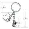 Keychains Boxing Gloves GYM Glove Dangle Key Chains Sports Fitness Keychain For Men Gift Fathers Day Gif3876270