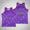 Винтаж Сэндман Мишел 23 24 1 McGrady 15 Carter Mesh сшитые баскетбол Джерси