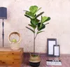 122cm tropische boom grote kunstmatige ficus planten takken plastic nep bladeren groene banyan boom voor thuis tuin kamer winkel decor 210624