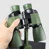 10x50 Outdoor Tactical Binocular Night Vision Telescope Reconnaissance Koordinater Kikare Bak4 Prism HD Blå Film