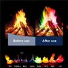 Halloween Christmas Flames Fire Color Changing Packets for Fire Pit Campfire, Bonfire,Fireplace,Colorful for Indoor Outdoor