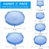 Silicone Cover Stretch Lids Reusable Airtight Food Wrap Covers Keeping Fresh Seal Bowl Stretchy Kitchen Cookware