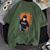 T-Shirts Erkekler büyük boy tişört adam haikyuu kageyama tobio rahat hip hop artı kısa kollu siyah tişört yaz harajuku erkek tee d88