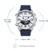 Лучшие марки мужчины спортивные часы двойной дисплей аналоговые цифровые светодиодные электронные кварцевые наручные часы водонепроницаемый плавание военные часы G1022