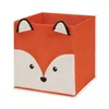 Cartoon Animal Pattern Folding Storage Box For Toys Organizers Cube Sundries Basket Bins 210922