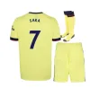 barn gul fotbollskjorta
