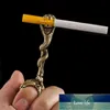 Suporte de cigarro de bronze Ring Crânio crânio palma dedo clipe mulheres homens cigarro anel rack clipe titular fumante fumante presente de fábrica preço especialista em design de qualidade