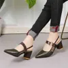 2020 Vrouwen Sandalen Dames Zomer Nieuwe Pointy Chunky Hoge Hakken Sandalen Grote maat Damesmode Vrouw Schoenen voor Dames Sandalen