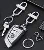 Keychains hoogwaardige roestvrijstalen sleutelhanger mannelijke taille hangende luban slik auto sleutelhanger creatieve beveiliging anti-kosten accessoires miri22