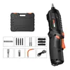 LOMVUM MINI USB RECHARGEABLE Electric Screwdriver Set 4V Cordless Screwdriver Set 4 Heads Changeable Multifunktionell skruvmejsel 26942755