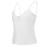 Spring Summer Tank Top New Strappy V Neck Lace Sexy Vest Tops BacklCami Party Blouse Camisole Trim Cute Party Haut Femme X0507