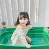 Mudkingdom Toddler Girls Floral Dress Peter Pan Collar Girl Long Sleeve Kids Sweet Clothes 210615
