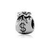 Damenschmuck für Pandora-Charms, 925er-Silber, Liebesarmband, Dollar-Geldbörse, Schiebearmbänder, Perlen, Schmuckkette, Charm-Perlen