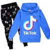 2-16Y lovely notitie kleding set kinderen kleding peuter jongens tieners meisjes hoodies broek 2 stks sets sport pakken