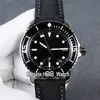 watches men luxury brand Fifty Fathoms 50 Fathoms 5015-11C30-52A Black Dial 8215 Automatic Mens Watch PVD Black Steel Case Leather Strap discount