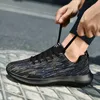 men's running shoes low-top lace-up lightweight breathable Sports thick bottom men male casual outdoor jogging walking