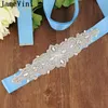 Sashes de casamento JaneVini brilhando strass vestido cinto pérola cristal nupcial cetim faixa beading fita cintos dama de honra cintura2393