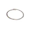 Bangle 2st/set färgglada kristallpärlor Söt ljus lyxiga enkla färska armband för kvinnliga lady smycken