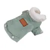 Dog Apparel Winter Warm Pet Corduroy Cotton-padded Jacket For Dogs Puppies Thickened Costume