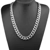 Heren roestvrij staal verstelbare nek ras ketting, 12mm, xxtenacion, staart, hiphop, Miami, Cuba, ketting, sieraden Q0809