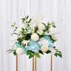 Decorative Flowers & Wreaths Guide Flower Stage Reception Ball Artificial Row Arch Arrangement Wedding Scene Layout Party Iron Backdrop