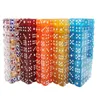 100PCS LOT DICE GAME10 COLALS ACRYLIC 6 SWAIN TRAPHERENT FOR CLUB Party Family Games 12MM328Y6145262