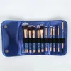 Diamond Makeup brushes 10pcs/set cosmetics brush with Bag Professional Make up Powder Eye Brush Kit