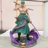 37см аниме Один кусок статуя ZORO Рисунок GK Roronoa Zoro PVC фигурная статуэтка коллекционная модель Toys Q06219759208