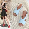 Women's 4cm Wedges Sandals Summer Ladies Girls Comfortable Soft Open Toed Dress Bohemia Female Beach Shoes Size 35-42