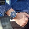 Brand Business Men Watches Mechanical Watches oryginalne skórzane opaski Casual Men's Automatyczne męskie zegar Mężczyzna Relogio Masculino zegarki