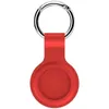 Fashion Silicone Protective Case Keychain Cover Loop Holder för Airtag Key Ring Tracker Air Tag med Opp Bag